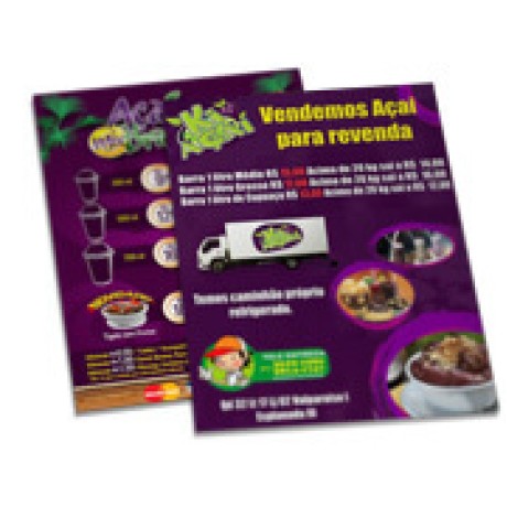 CARDÁPIOS CARDÁPIOS PERSONALIZADOS SIMPLES COUCHÊ 300G 300X420MM Colorido frente e verso - 10 un.