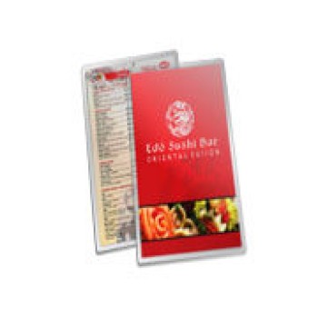 CARDÁPIOS PLASTIFICADOS PLASTIFICAÇÃO RÍGIDA 0,10MM 105X300MM