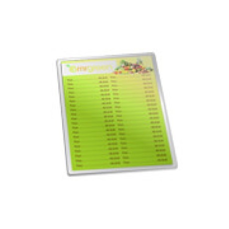 CARDÁPIOS PLASTIFICADOS PLASTIFICAÇÃO RÍGIDA 0,10MM 150X210MM Colorido frente - 100 un.