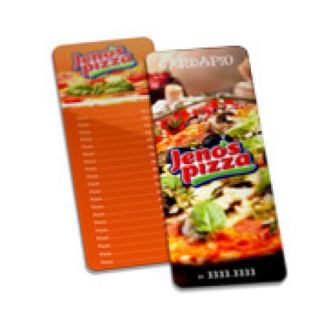 CARDÁPIOS PVC PREMIUM 0,50MM 106X364MM Colorido frente e verso - 48 un.