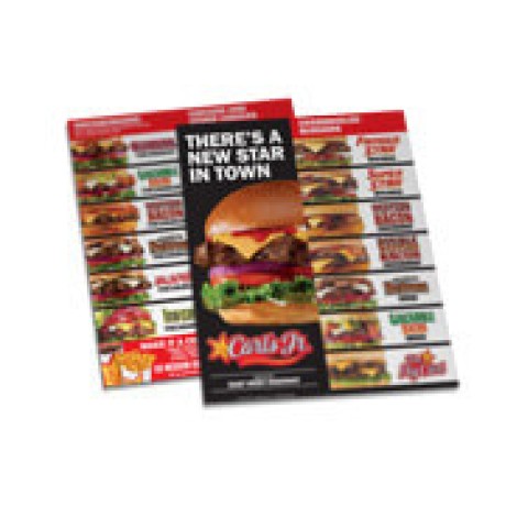 CARDÁPIOS SIMPLES RECICLATO 250G 150X210MM Colorido frente e verso - 100 un.