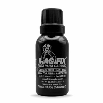 CARIMBOS TINTA PARA ALMOFADA TINTA PRETA DE 30ML 1 un.