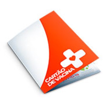CARTÃO DE VACINA APERGAMINHADO 180G 182X102MM