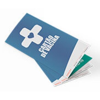 CARTÃO DE VACINA APERGAMINHADO 180G 182X153MM
