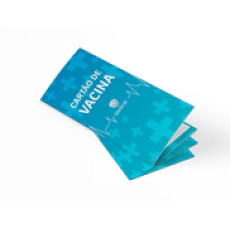 CARTÃO DE VACINA APERGAMINHADO 180G 210X300MM