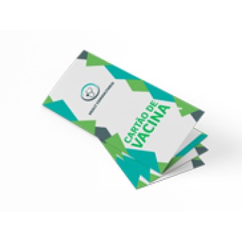 CARTÃO DE VACINA APERGAMINHADO 180G 210X300MM