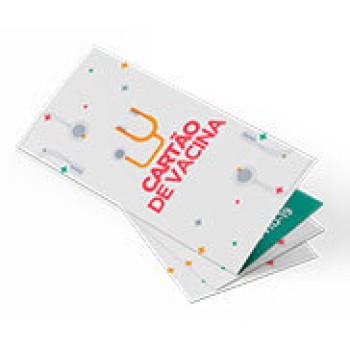 CARTÃO DE VACINA APERGAMINHADO 240G 182X153MM
