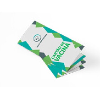 CARTÃO DE VACINA APERGAMINHADO 240G 210X300MM