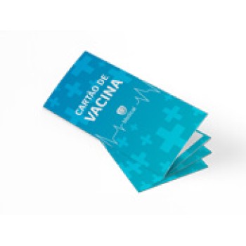 CARTÃO DE VACINA APERGAMINHADO 240G 210X300MM