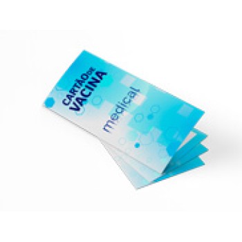 CARTÃO DE VACINA APERGAMINHADO 240G 210X300MM