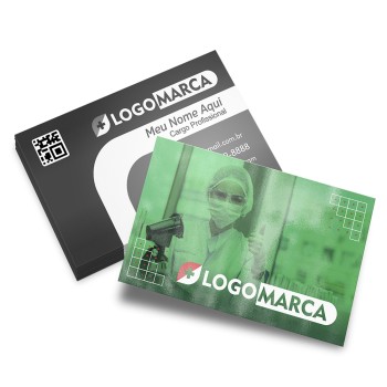 CARTÕES DE VISITA MAX COUCHÊ 250G VERNIZ UV VERNIZ UV TOTAL FRENTE Colorido frente e preto e branco verso - 5000 un.