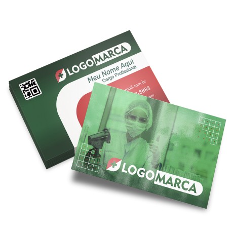 CARTÕES DE VISITA MAX COUCHÊ 250G VERNIZ UV VERNIZ UV TOTAL FRENTE Colorido frente e verso - 5000 un.