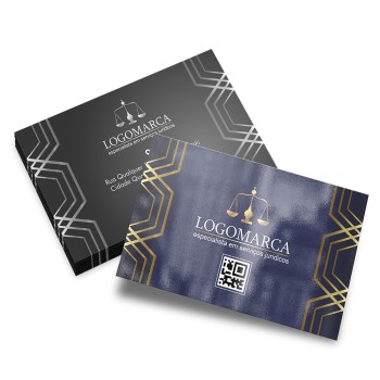 CARTÕES DE VISITA MAX COUCHÊ 300G VERNIZ UV VERNIZ UV TOTAL FRENTE Colorido frente e preto e branco verso - 3000 un.