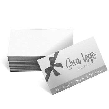 CARTÕES DE VISITA APERGAMINHADO 240G SEM VERNIZ