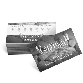 CARTÕES DE VISITA APERGAMINHADO 240G SEM VERNIZ