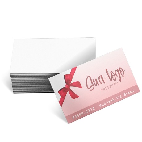 CARTÕES DE VISITA APERGAMINHADO 240G SEM VERNIZ