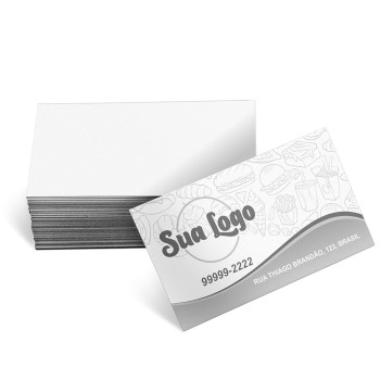 CARTÕES DE VISITA APERGAMINHADO 240G SEM VERNIZ