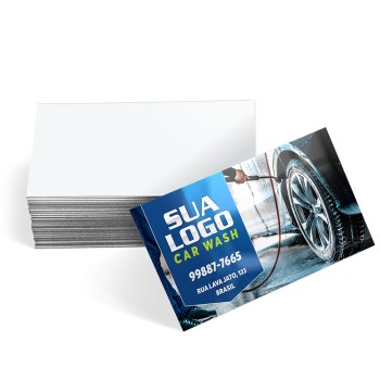 CARTÕES DE VISITA COUCHÊ 300G VERNIZ UV TOTAL FRENTE Colorido frente - 500 un.