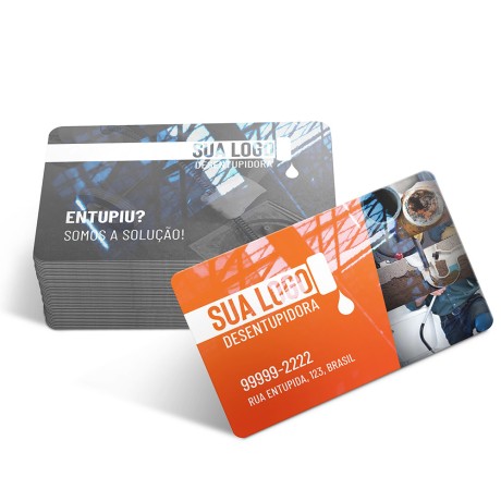 CARTÕES DE VISITA PVC CRISTAL 0,75MM CRISTAL 0,75MM