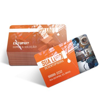 CARTÕES DE VISITA PVC CRISTAL 0,75MM CRISTAL 0,75MM