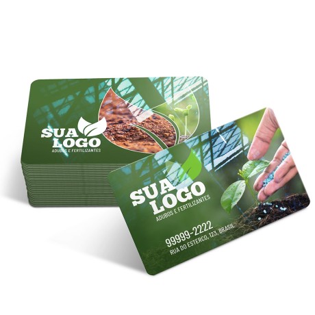 CARTÕES DE VISITA PVC CRISTAL 0,75MM CRISTAL 0,75MM