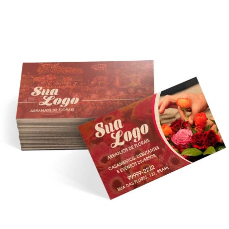 CARTÕES DE VISITA RECICLATO 250G SEM VERNIZ