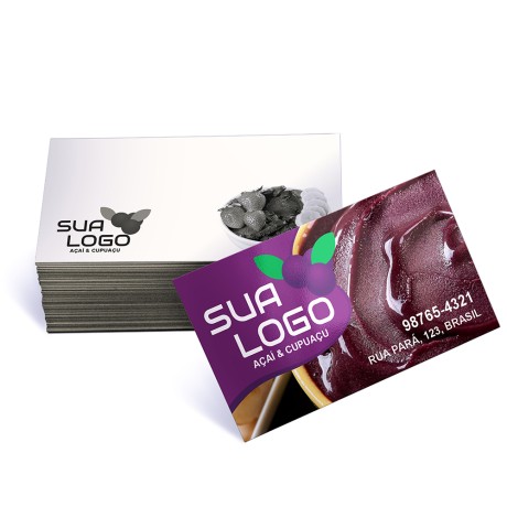 CARTÕES DE VISITA SUPREMO 250G VERNIZ UV TOTAL FRENTE