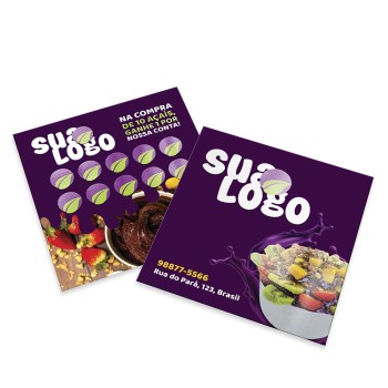 CARTÕES DUPLO COUCHÊ 300G LAM FOSCA E VERNIZ LOCALIZADO FRENTE E VERSO