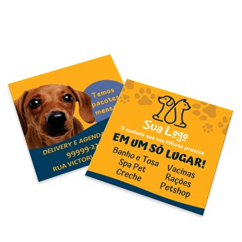 CARTÕES DUPLO COUCHÊ 300G LAMINAÇÃO FOSCA