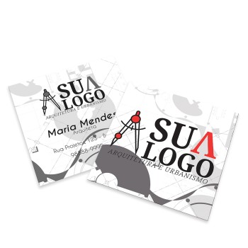 CARTÕES DUPLO COUCHÊ 300G SEM VERNIZ Colorido frente e preto e branco verso - 5000 un.