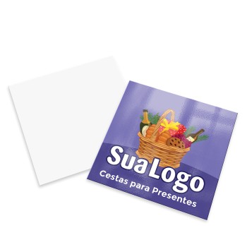 CARTÕES DUPLO COUCHÊ 300G VERNIZ UV TOTAL FRENTE Colorido frente - 5000 un.