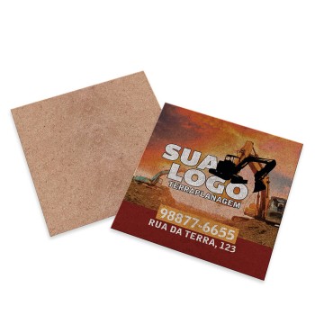 CARTÕES DUPLO KRAFT 250G SEM LAMINAÇÃO E SEM VERNIZ UV SEM VERNIZ COM TINTA BRANCA Colorido frente - 500 un.