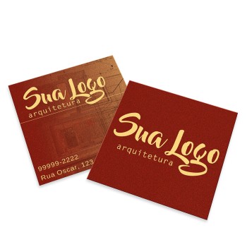 CARTÕES DUPLO PAPÉIS ESPECIAIS GOLD MASTER 300G SEM VERNIZ Colorido frente e verso - 50 un.