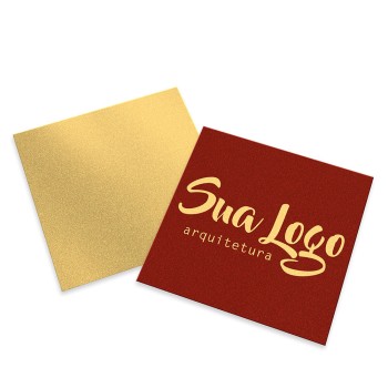 CARTÕES DUPLO PAPÉIS ESPECIAIS GOLD MASTER 300G SEM VERNIZ Colorido frente - 50 un.