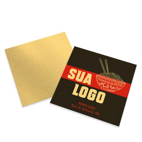 CARTÕES DUPLO PAPÉIS ESPECIAIS GOLD MASTER 300G SEM VERNIZ Colorido frente - 100 un.