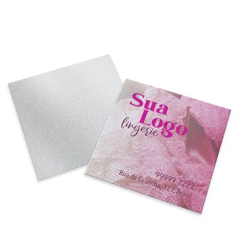 CARTÕES DUPLO PAPÉIS ESPECIAIS SILVER LUX 300G SEM VERNIZ Colorido frente - 250 un.