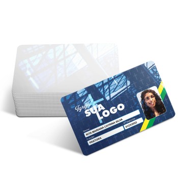 CARTÕES FIDELIDADE PLÁSTICO COMPACTO 75G 91X59MM Colorido frente - 25 un.
