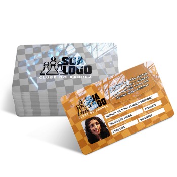 CARTÕES FIDELIDADE PLÁSTICO COMPACTO 75G 91X59MM Colorido frente e preto e branco verso - 1 un.