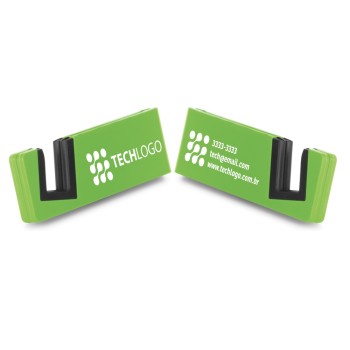 CELULAR E ACESSÓRIOS SUPORTE DE CELULAR E TABLET VERDE Colorido frente e verso - 1 un.