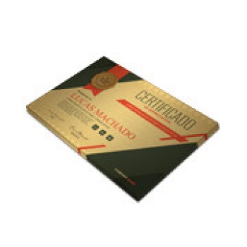 CERTIFICADOS 300X210MM GOLD MASTER 300G Colorido frente - 10 un.