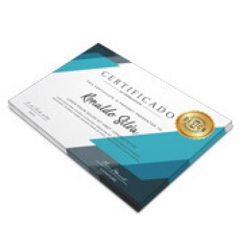 CERTIFICADOS 420X300MM COUCHÊ 275G