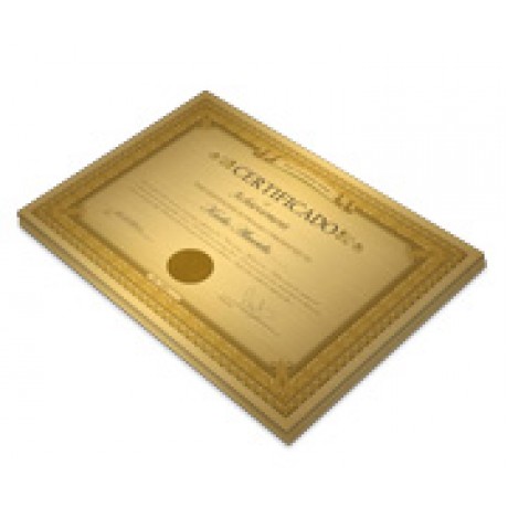 CERTIFICADOS 420X300MM GOLD MASTER 300G Colorido frente - 50 un.