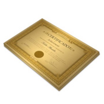 CERTIFICADOS 420X300MM GOLD MASTER 300G Colorido frente - 50 un.