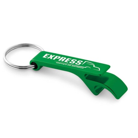 ABRIDORES E CHAVEIROS CHAVEIROS E CORDÕES GRAVAÇÃO A LASER PREMIUM ALUMÍNIO ABRIDOR MULTIFUNÇÃO Preto e branco frente - 25 un.