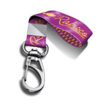 CHAVEIROS MINI CORDÃO COM MOSQUETÃO 12MM Colorido frente e verso - 57 un.
