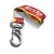 CHAVEIROS MINI CORDÃO COM MOSQUETÃO 15MM