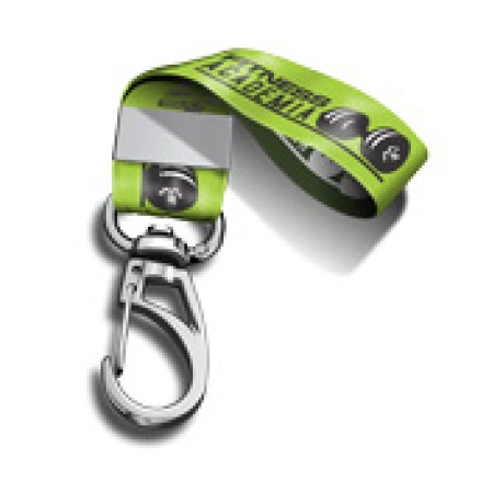 CHAVEIROS MINI CORDÃO COM MOSQUETÃO 20MM 24 un. - Colorido frente e verso