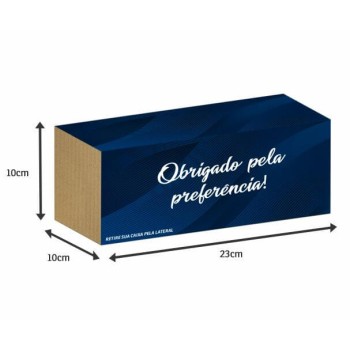 COBRE CAIXAS APERGAMINHADO 150G PARA 1000 CARTÕES 424X225MM Colorido frente - 500 un.