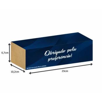 COBRE CAIXAS APERGAMINHADO 150G PARA 500 CARTÕES 360X225MM Colorido frente - 250 un.