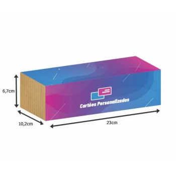 COBRE CAIXAS COUCHÊ 115G PARA 500 CARTÕES 360X225MM Colorido frente - 500 un.